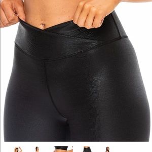Ethos Crossover Leggings Crocodile